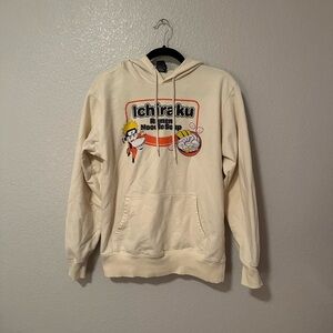 Naruto Shippuden Ichiraku Ramen Cream Hoodie Size Medium